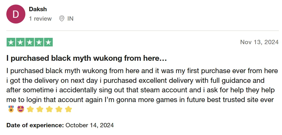 Customer review