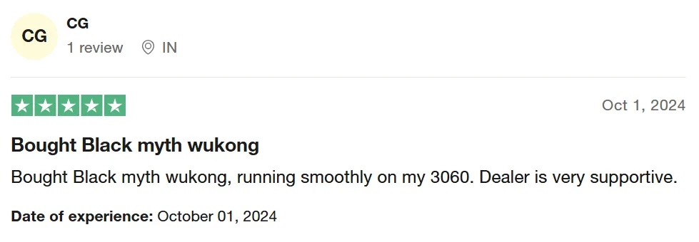 Customer review